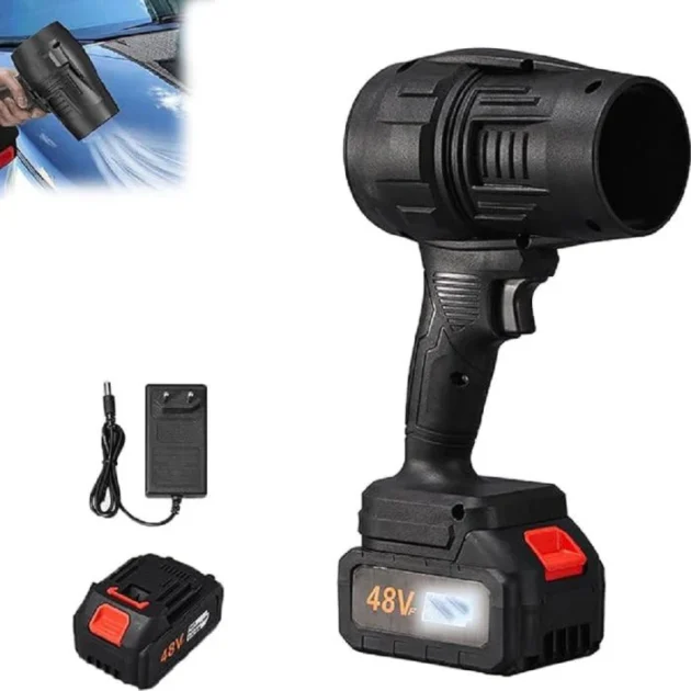 منفاخ الهواء اللاسلكي 🌬️ ببطاريتين V 48